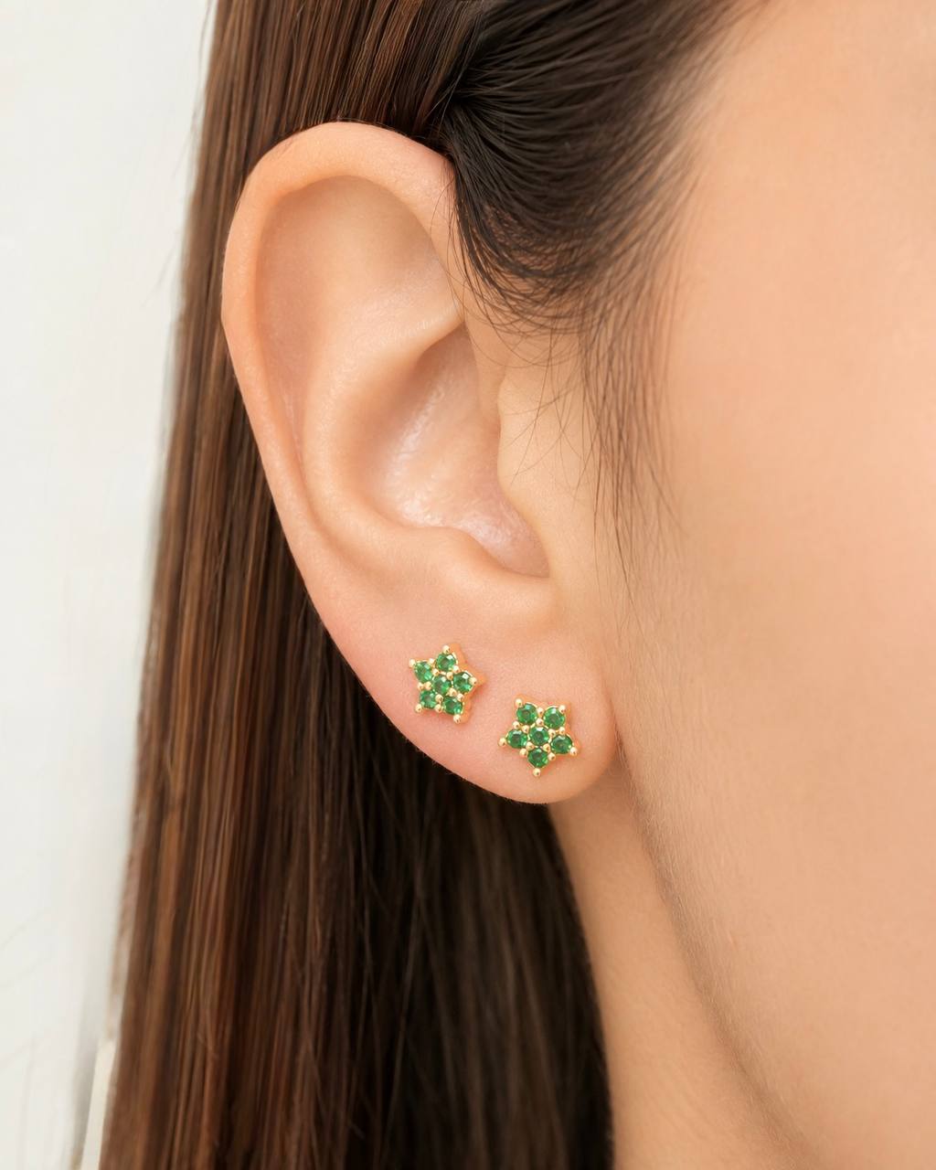 Topo Flor Circón Verde