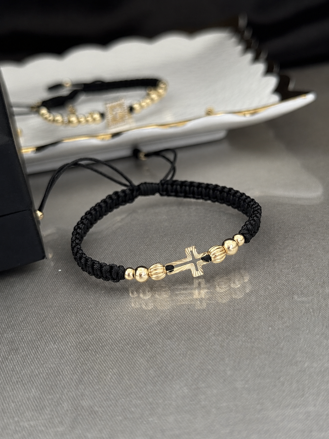 Pulsera Cruz Diamantada