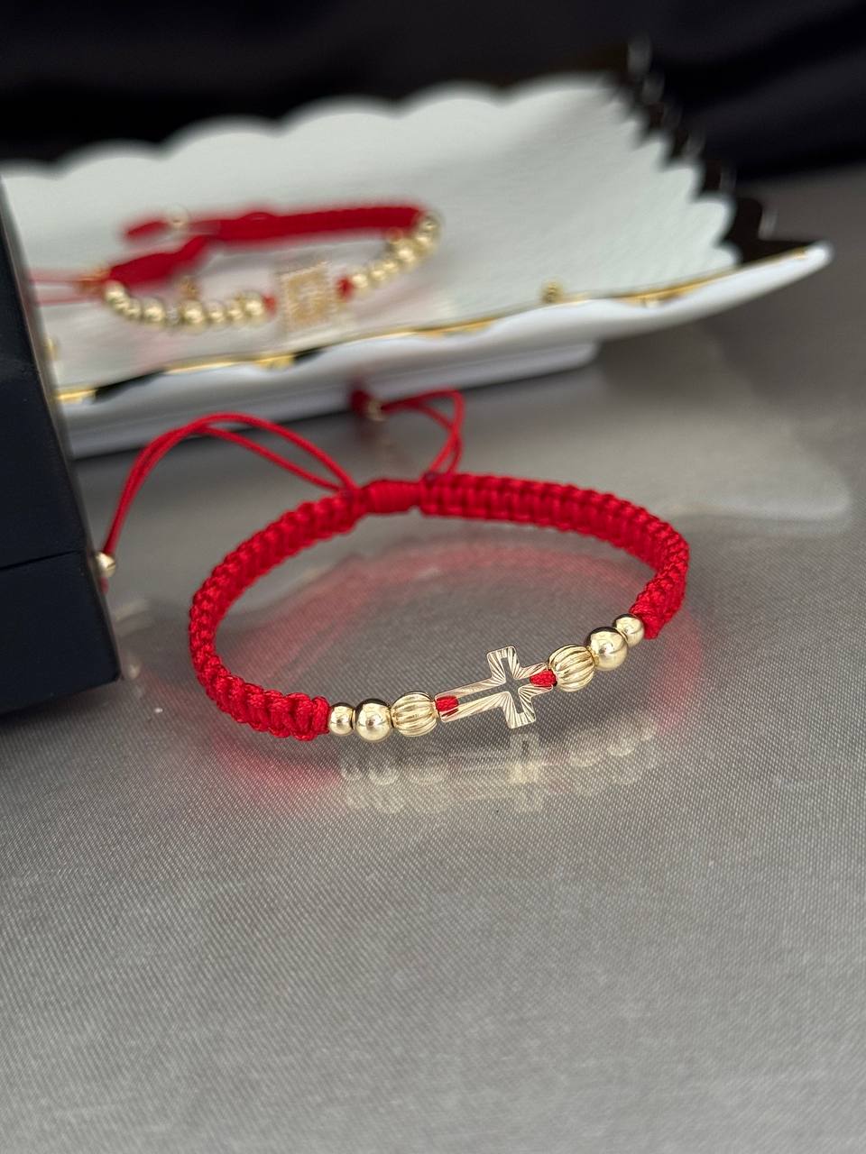Pulsera Cruz Diamantada