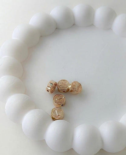 Herraje Mini San Benito En Oro Laminado 18K
