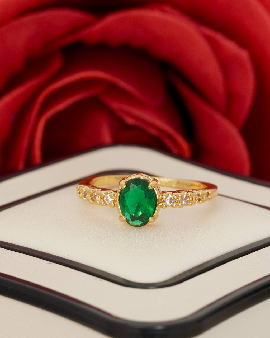 Anillo Circón Verde