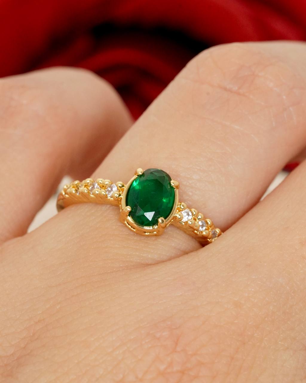 Anillo Circón Verde